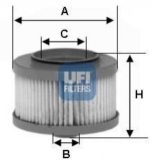 26.013.00 UFI Паливний фильтр