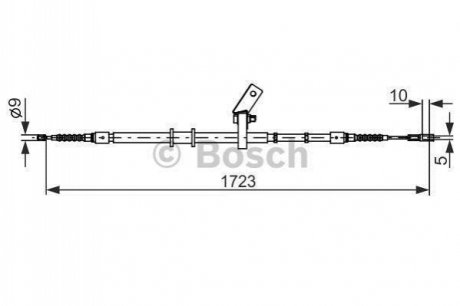 1987482268 BOSCH Гальмівний трос