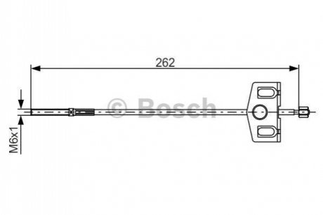 1987482337 BOSCH Гальмівний трос