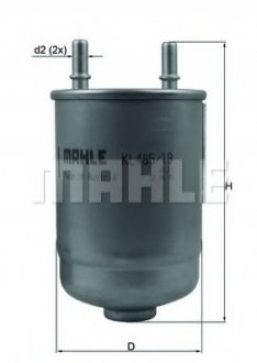 KL485/19D MAHLE / KNECHT Паливний фільтр