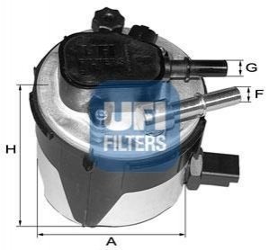 55.170.00 UFI Паливний фільтр