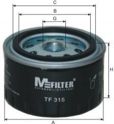 TF315 M-FILTER Фильтр оливний