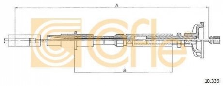 10339 COFLE Трос зчеплення