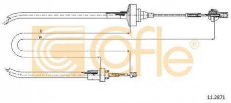 11.2871 COFLE Трос зчеплення