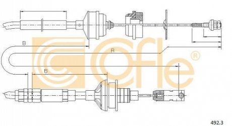 492.3 COFLE Трос зчеплення