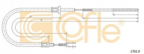 1702.9 COFLE Трос зчеплення