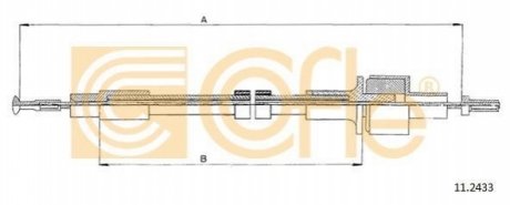 11.2433 COFLE Трос зчеплення