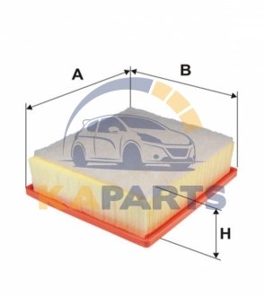 WA9804 WIX FILTERS Фильтр воздуха