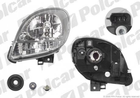 606109-V Polcar Фара основная