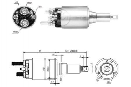 ZM3639 ZM Втягуюче реле