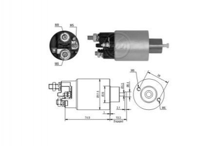 ZM2993 ZM Втягуюче реле