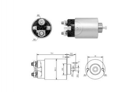 ZM6698 ZM Втягуюче реле