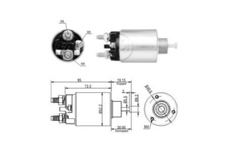 ZM8860 ZM Втягуюче реле