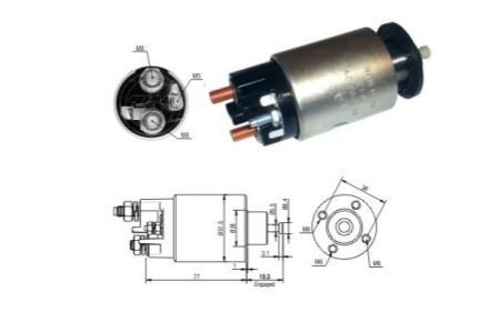 ZM3993 ZM Реле втягуюче стартера