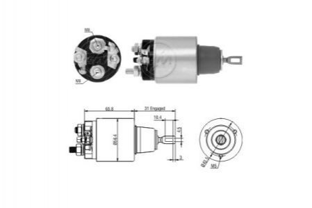 ZM2475 ZM Втягуюче реле