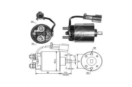 ZM719 ZM Втягуюче реле