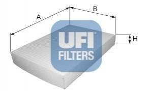 53.156.00 UFI Фільтр, повітря у внутрішній простір