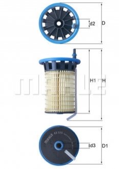 KX515 MAHLE / KNECHT Фильтр палива