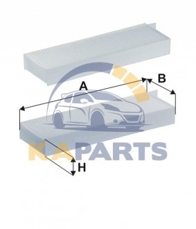 WP2218 WIX FILTERS Фільтр салону