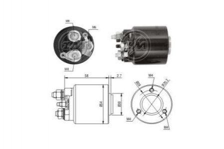 ZM591 ZM Втягуюче реле