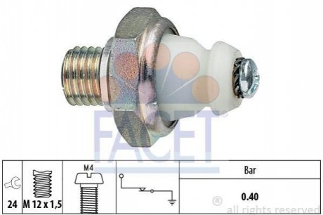 7.0098 FACET Датчик давления масла ОМ601/602 (7.0098) FACET