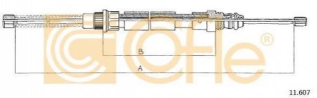 11.607 COFLE Трос ручника
