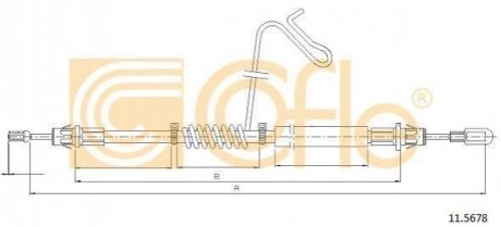 11.5678 COFLE Трос ручника