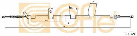 17.0329 COFLE Трос ручника
