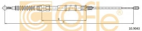 10.9043 COFLE Трос ручника