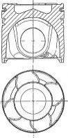 87-136507-65 NURAL Поршень 0.50