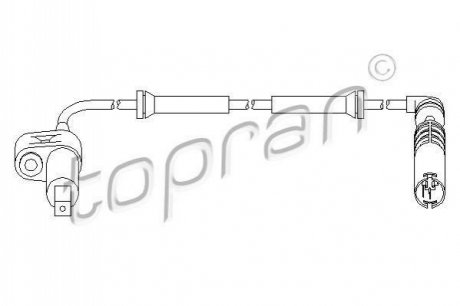 500979 TOPRAN / HANS PRIES Датчик ABS