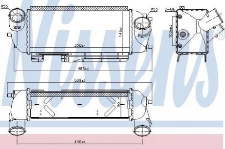 96192 NISSENS Інтеркулер