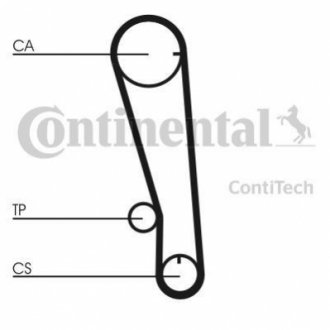 CT 665 Contitech Ремінь ГРМ