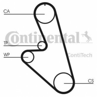 CT 535 Contitech Ремінь ГРМ