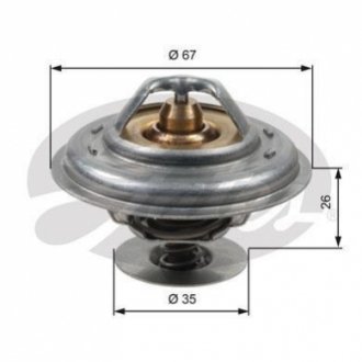 TH13287G1 Gates Термостат, охолоджуюча рідина