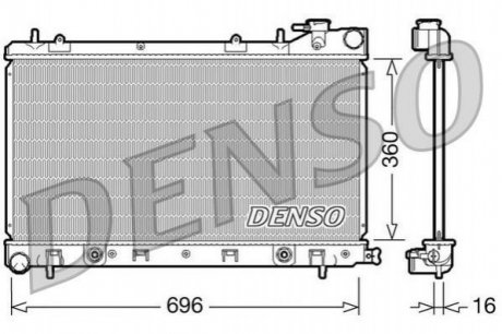 DRM36002 DENSO Конденсер