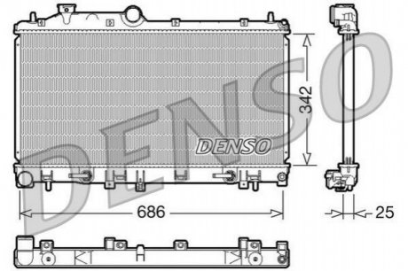 DRM36005 DENSO Конденсер