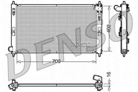 DRM45023 DENSO Конденсер