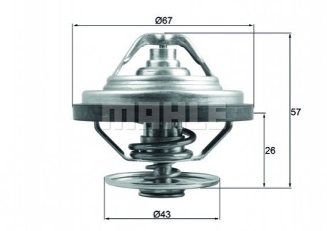 TX 158 83 MAHLE / KNECHT Термостат