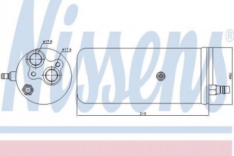 95329 NISSENS Осушувач кондиціонера