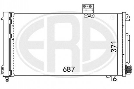 667050 ERA Радіатор