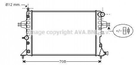 OLA 2254 AVA COOLING Радiатор