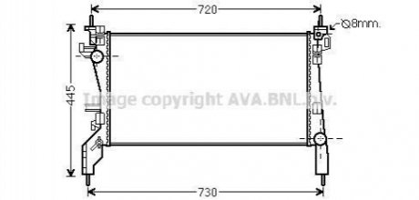 CNA2266 AVA COOLING Радiатор