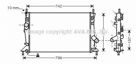 FDA2370 AVA COOLING Радiатор