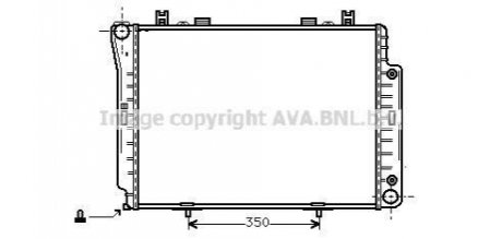 MSA 2144 AVA COOLING Радiатор