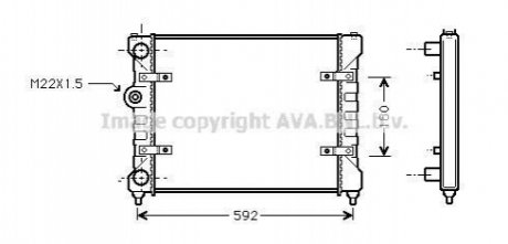 ST 2023 AVA COOLING Радiатор