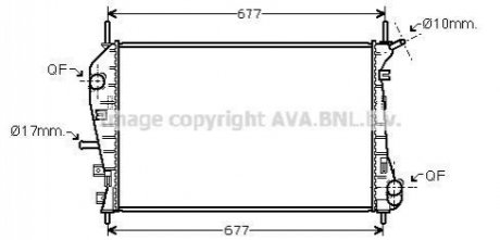 FDA2376 AVA COOLING Радiатор