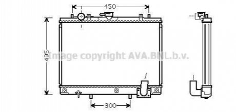 MT 2161 AVA COOLING Радiатор