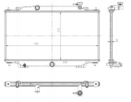 550024 NRF Радиатор