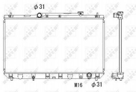53307 NRF Радиатор